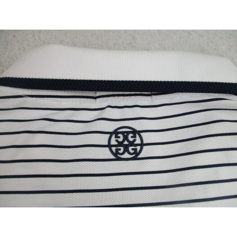 G/Fore Polo Shirt Mens‎ XL Striped Performance Golf Classic Lightweight - Picture 8 of 8